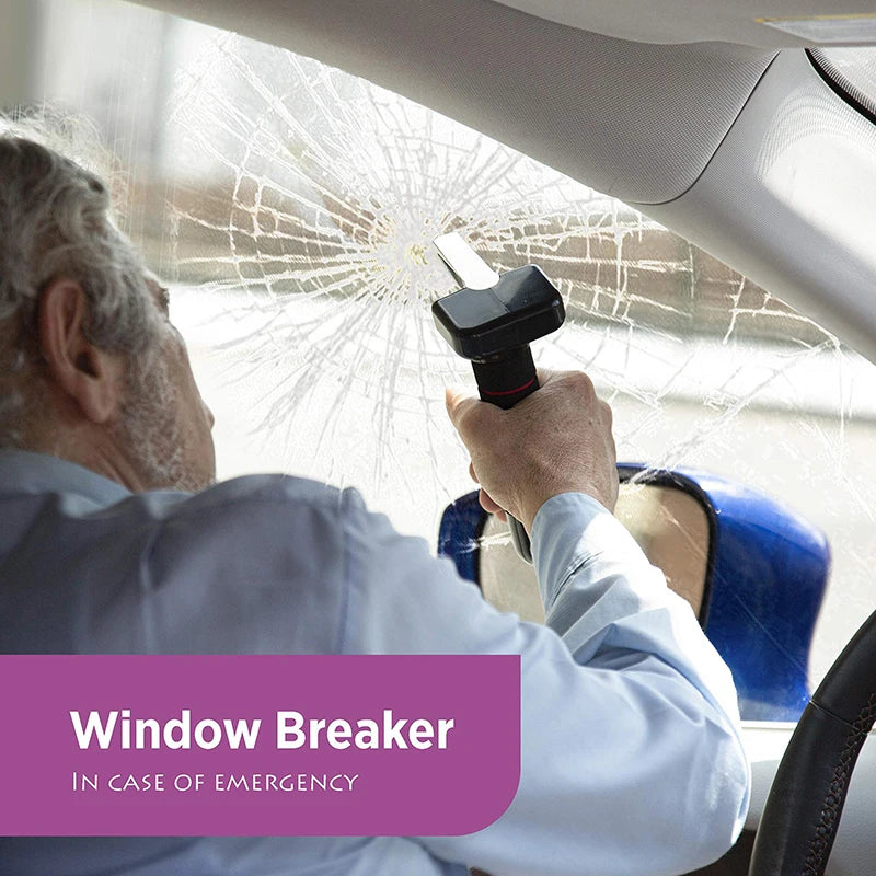 Manijas de asistencia para puerta de coche, cortador de cinturón y rompe ventanas
