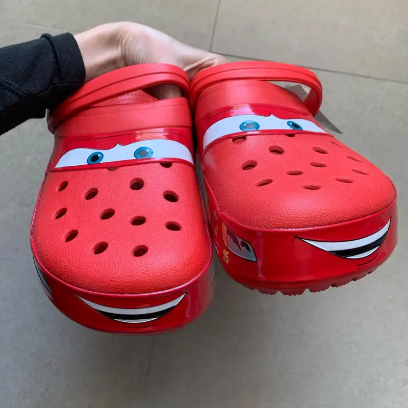 Zapatos Crocs de Cars Rayo Mcqueen Pixar