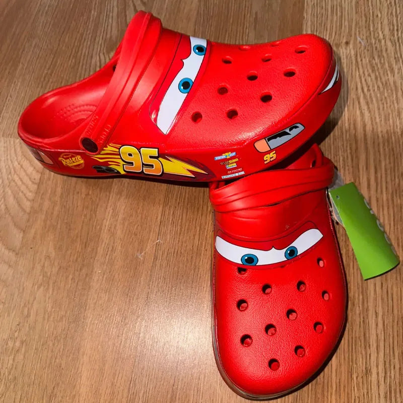 Zapatos Crocs de Cars Rayo Mcqueen Pixar